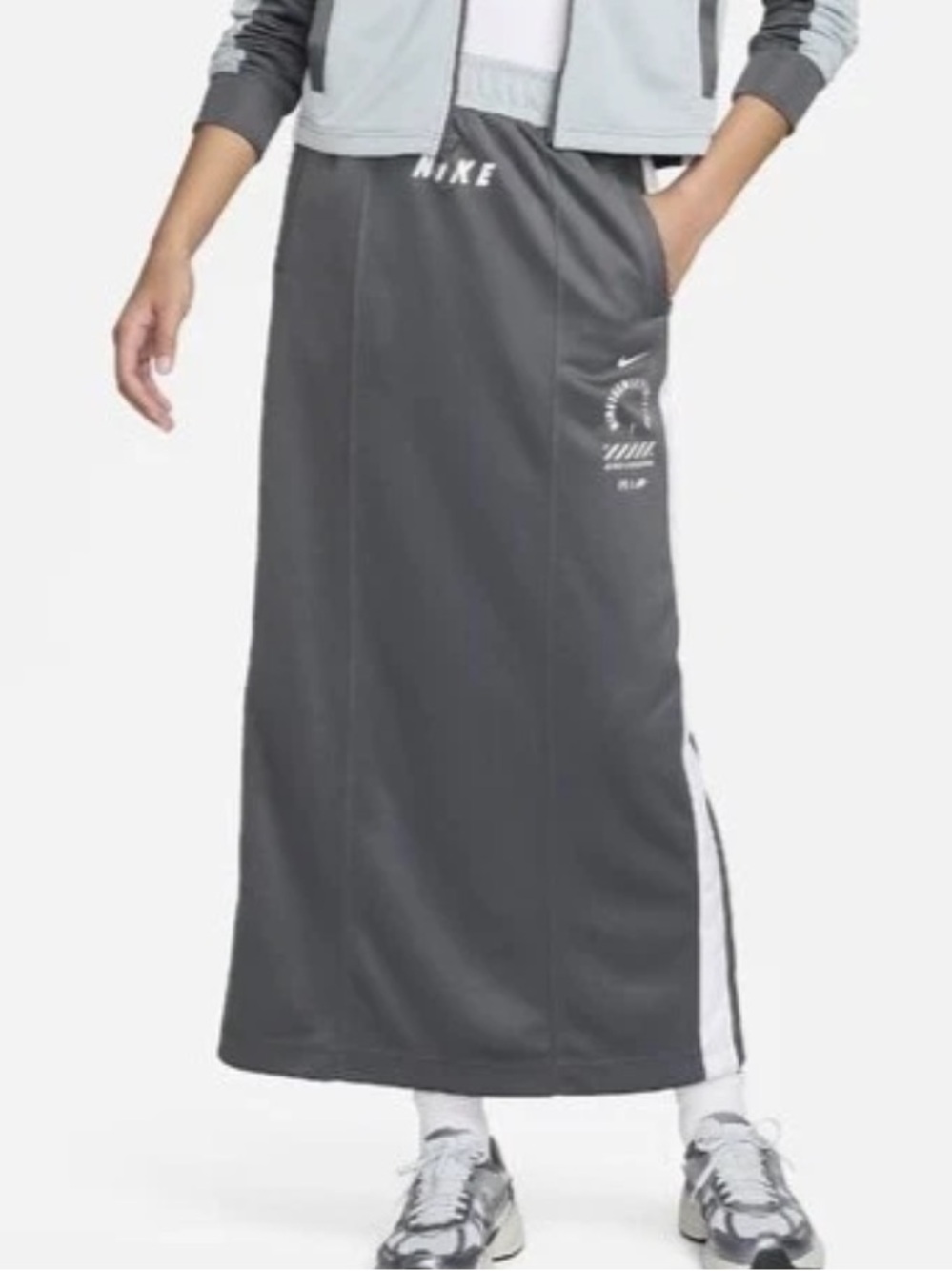 Nike Sportswear Womens Maxi Track Skirt Techwear Sporty Small